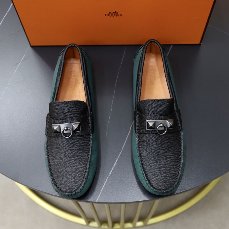 H**mes leather shoes